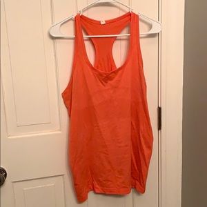 Lululemon Coral/Orange Workout Top